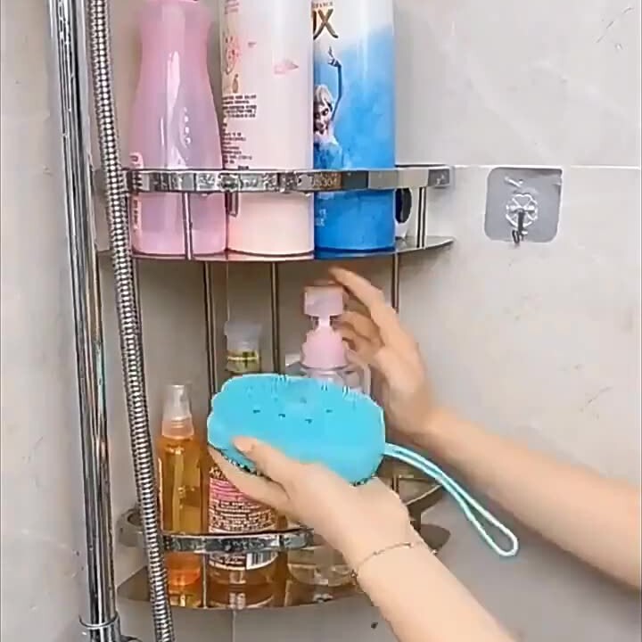 热销泡泡洗澡刷成人搓澡神器硅胶搓澡巾装香皂双面按摩洁净刷|undefined