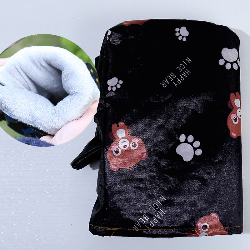 검은 다크 브라운 곰 (가을과 겨울 따뜻한 면화)