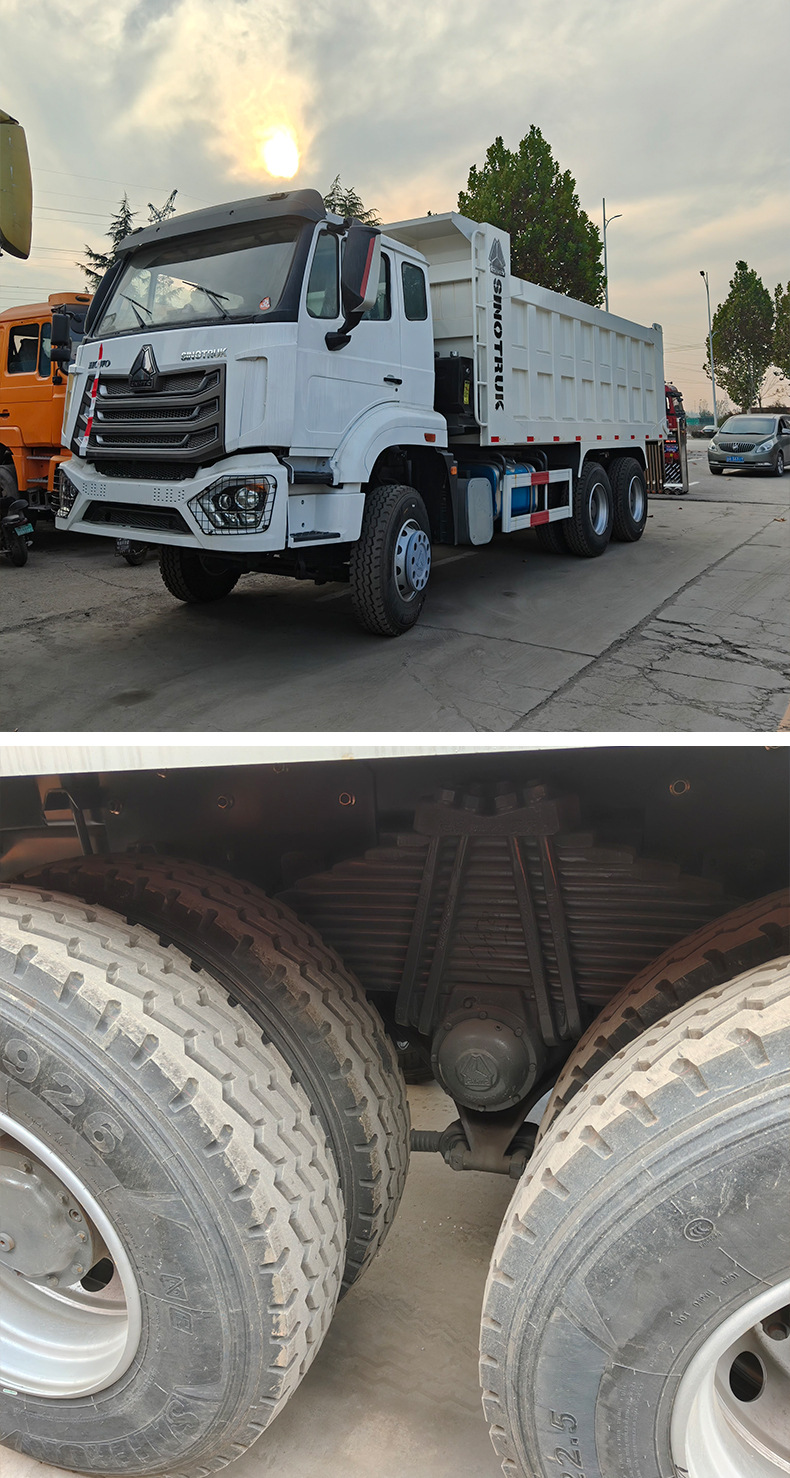Used Howo Dump Truck, Sinotruk Howo Mining Dump Truck, Self-Unloading Engineering Vehicle, Eight-Wheel Sand and Gravel Transport Truck