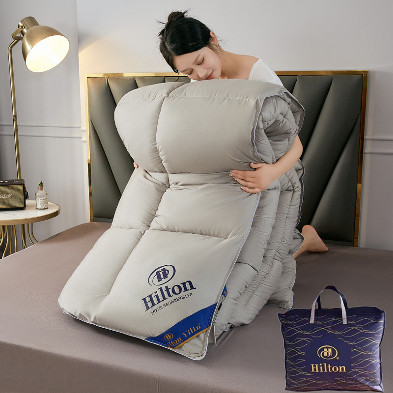 工場直販 ヒルトン級ホテル羽毛布団 春秋用布団 ホテル仕様グースダウン布団 中綿団体購入 ギフト布団