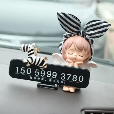 Parking Number Plate, Cute | Nömrəli dayanma kartı - black-and-white-striped-annie-pink-zebra-black-license-plate
