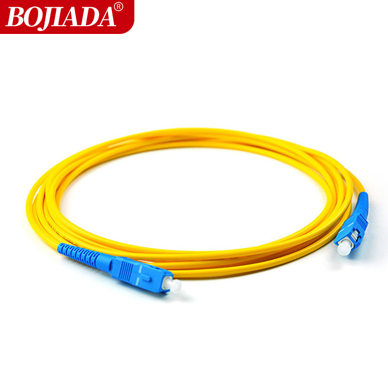 厂家批发电信级单模单芯光纤跳线SC-SC-SM-3M尾纤接续线3米