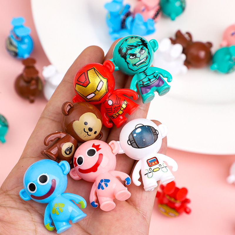 Mini vaso invertido juguete de dibujos animados los niños educativos escritorio juego kindergarten push actividad regalo