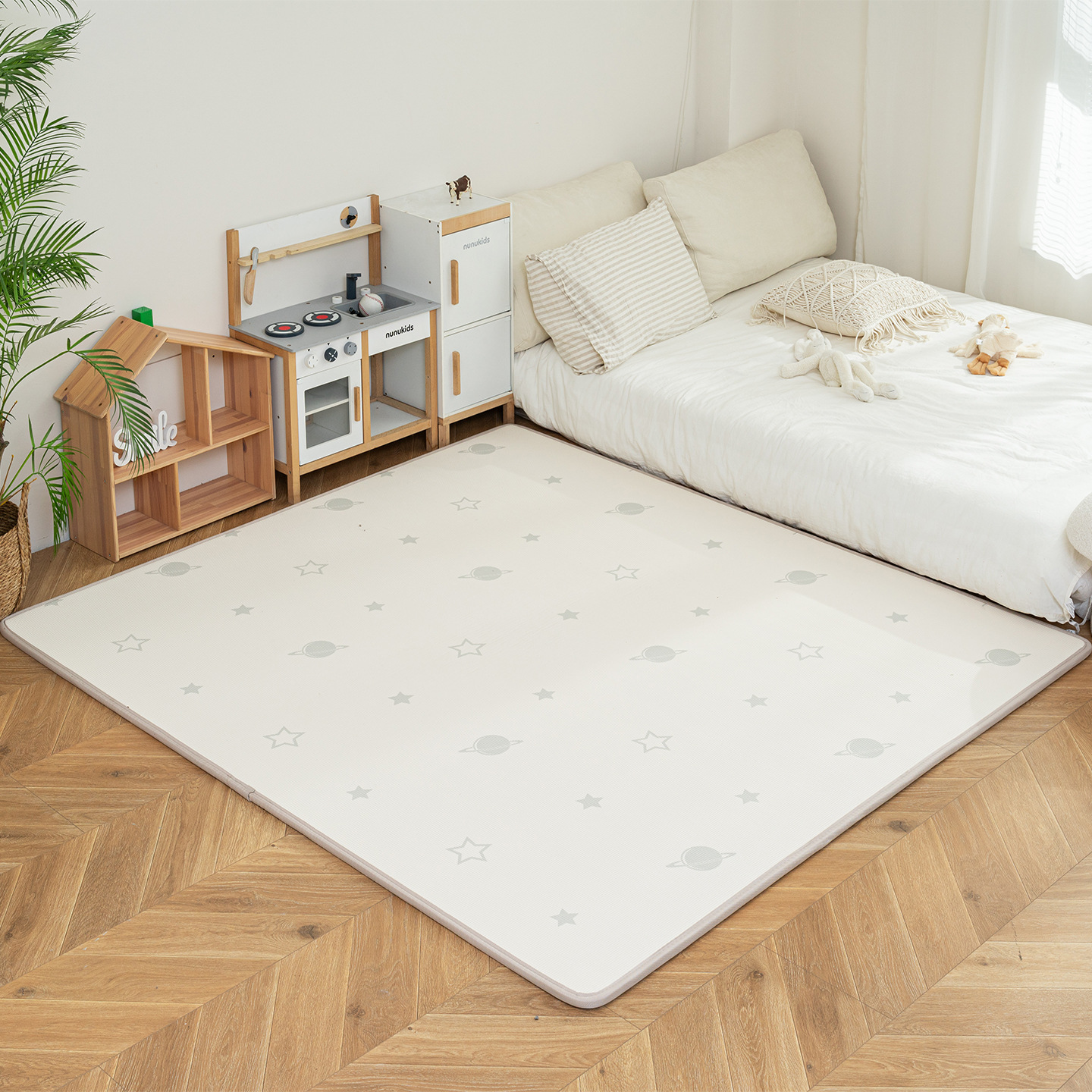 Tapete de Gateo XPE para Bebé 2 cm de Plástico Impermeable y Antideslizante para Casa
