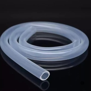Manufacturer Supplies White Transparent Rubber Tube, High Elastic Silicone Hose, Tear-Resistant, High and Low Temperature Resistant Silicone Tube