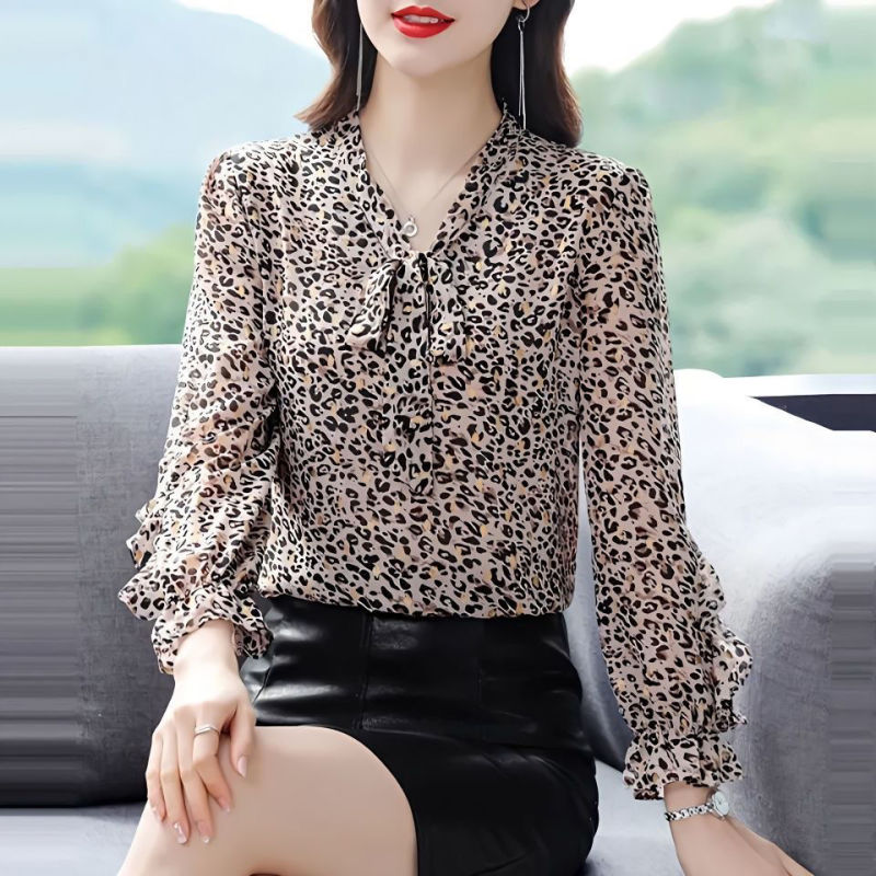 高档碎花雪纺衬衫女春夏新款遮肉显瘦上衣妈妈装时尚洋气百搭小衫|undefined