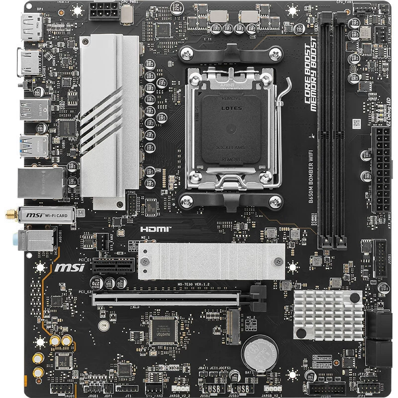 MSI B650M BOMBER WIFI DDR5 CPU7900X3D
