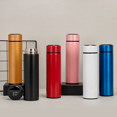 Intelligent 304 stainless steel temperature control with temperature display creative trendy LED business water cup insulated cup large capacity wholesale cups