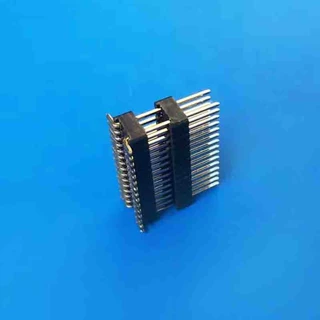 源头厂家1.27间距贴片排针 1.27mm双排双塑立式贴片排针连接器