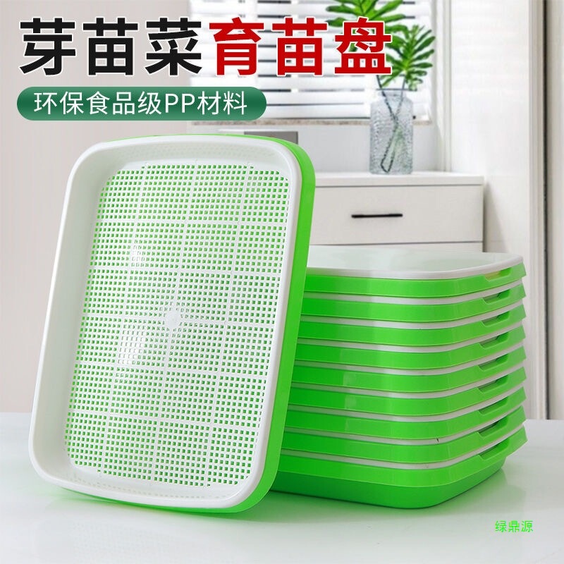 野菜水耕栽培スプラウトトレイ、もやし、ベランダ野菜ポット、ニンニク苗植えトレイ、無土壌栽培小麦|undefined
