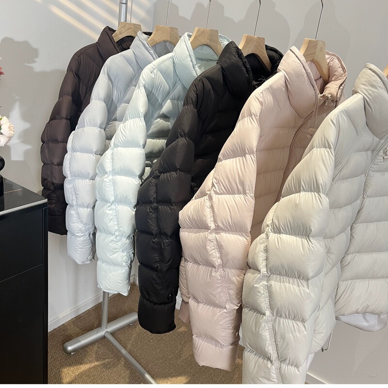 Samsung 90% White Duck Down Short Hooded Puffer Down Jacket for Women, Clearance Sale, New Winter Warm Coat, Korean Style