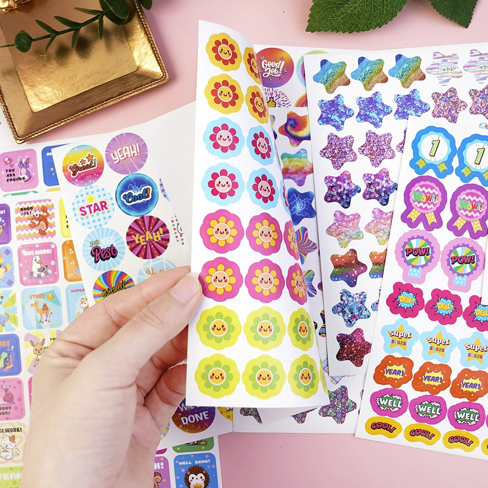 [跨境鼓励贴纸16张Reward Stickers激励卡通英文儿童教师奖励贴纸]