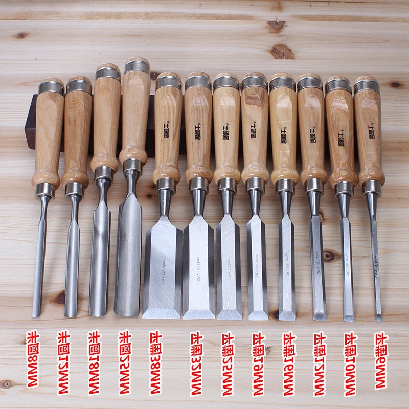 Kinsey riding ash wood handle woodworking chisel flat chisel flat chisel flat shovel chisel half round chisel woodworking tool