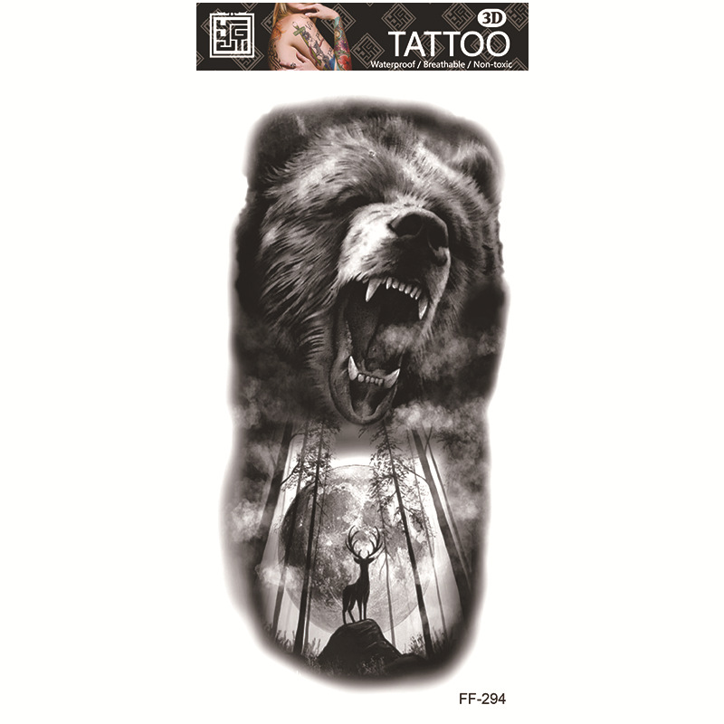 Tatuajes Temporales Impermeables de Papel de Transferencia al Agua para Cuerpo Entero image 100