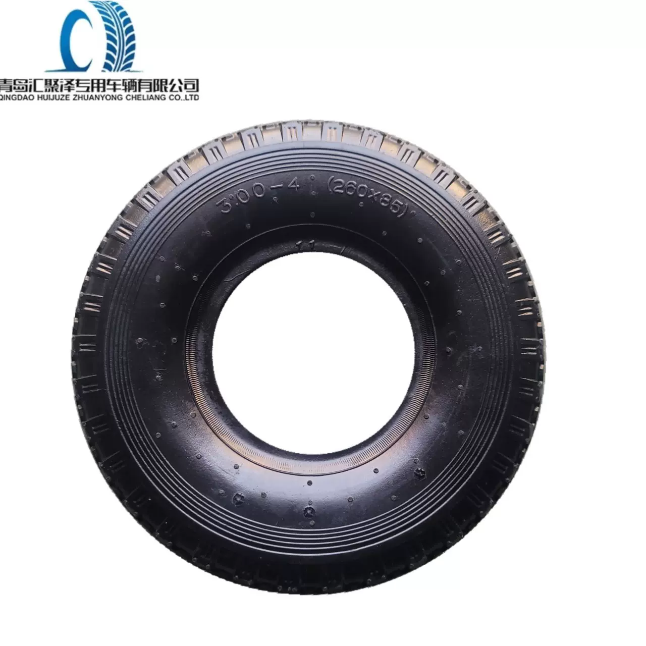 300-4橡胶外胎轮胎老虎车小推车力车货仓车轮胎