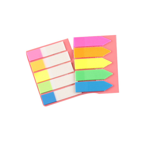 Fluorescent transparent small sticky note sticker cute N times sticky note instruction label index sticker 5 colors 8 colors wholesale