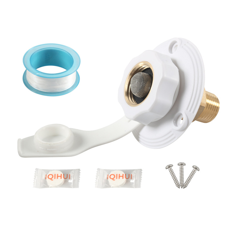 RV アクセサリー RV 水入口水入口一方向水バルブ水入口 RV 修正されたユニバーサルヨットアクセサリー|undefined