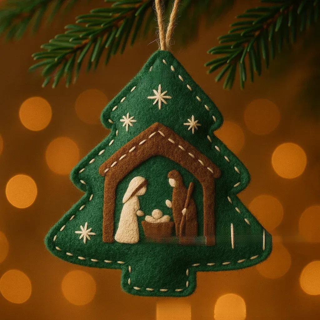 Cross-border Christmas Scene Handmade Rough Diamond Christmas Tree…