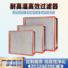 定制耐高温高效过滤器烤箱涂装厂有无隔板滤芯新风空气过滤网H13