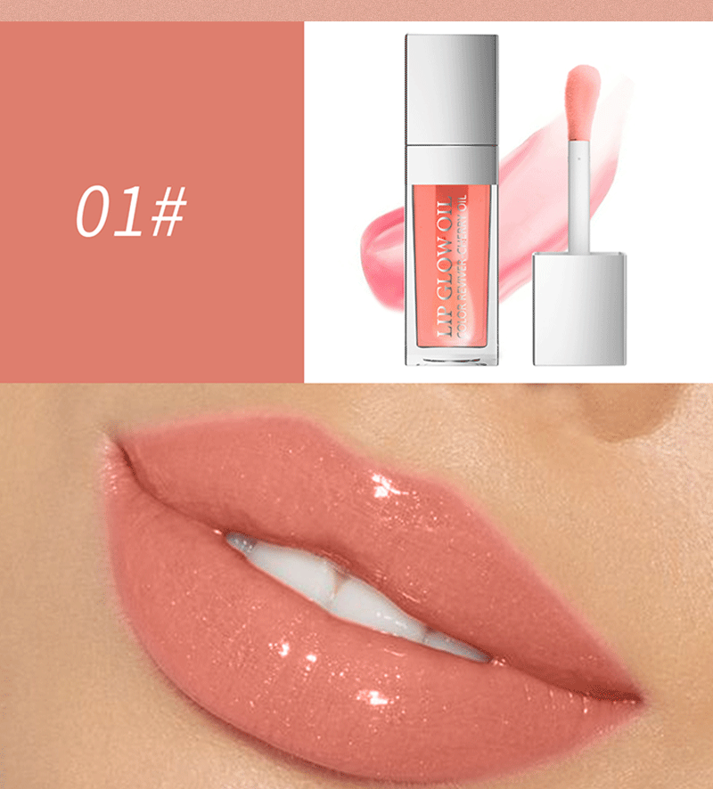 45g Weight Lip Glaze Type Of Cosmetics Plastic Material Solid Color, Transparent Pattern Sexy Style Solid Color Transparent Plastic Lip Glaze 无