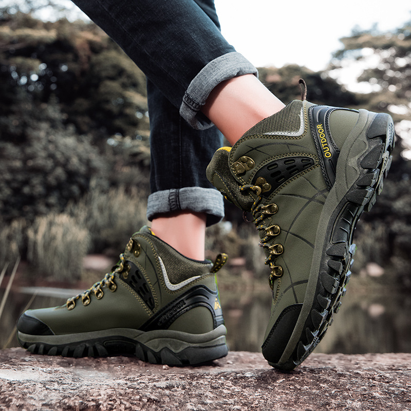 Botas militares masculinas botas de caminhada impermeáveis_voghion.com