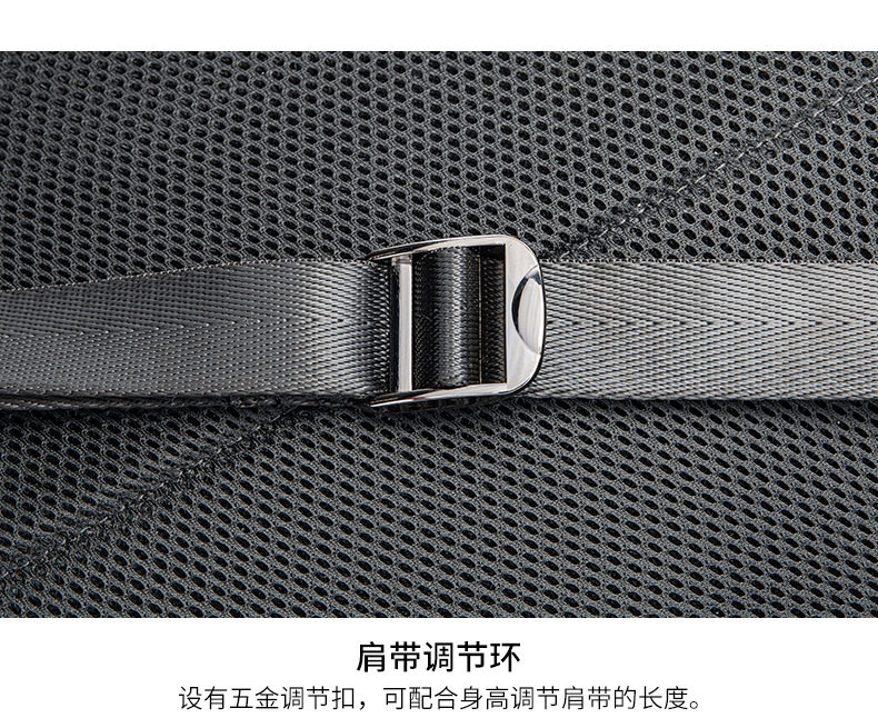 Ba lô da thật nam công sở dung tích lớn, túi đựng máy tính 16 inch da bò cao cấp — Màu đen, Da ngựa điên màu nâu chi tiết 25