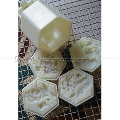 八瓣蓮花65克月餅模具清雅手壓冰皮桃山綠豆糕製作