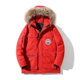 Men's and Women's Same Style Winter down Jacket Workwear Couple Short Thickeneded Youth White Duck down Warm Hooded Jacket Trendy