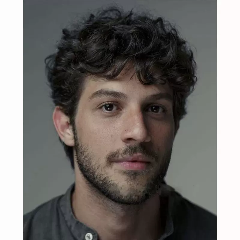 希音速卖通假发男士短款自然偏分渐变灰色化纤高温丝欧美头套批发