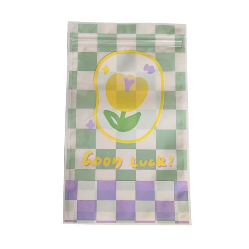 Korean creative cute snack seal bag girl heart cartoon food biscuit candy small packaging bag candy bag