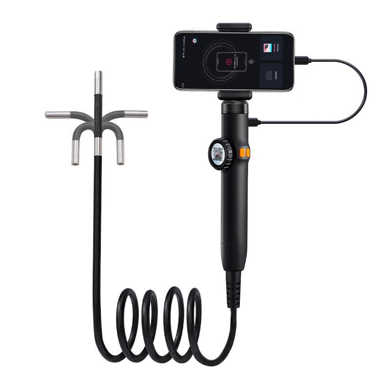Mobile Phone Endoscope Hd Camera 360-Degree Rotating Pipe Industrial Car Maintenance Engine Carbon Deposit Air Conditioner