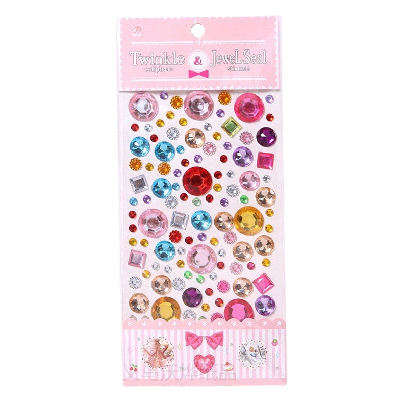 Crystal Diamond stickers gem stickers rhinestone stickers children stickers acrylic Diamond stickers Crystal stickers wholesale