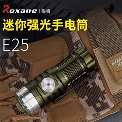 視睿ミニ携帯超亮懐中電灯強光充電式小型屋外家庭用led遠スポットライトE25