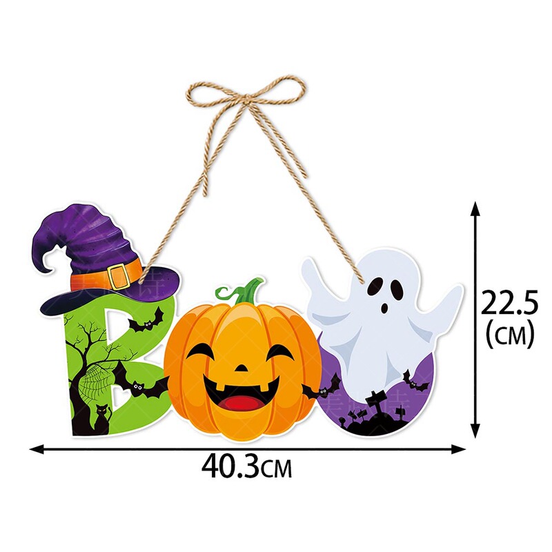 アマゾンハロウィーンパーティー装飾コウモリ幽霊ドア掛けお化け屋敷バーシーン配置カボチャ掛け飾り|undefined