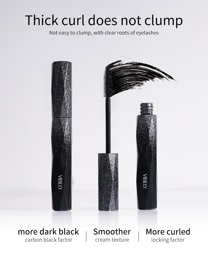 VIBELY Starry Sky Shining Waterproof and Sweat-proof 4D Mascara Curls, Thickens and does not smudge Eyelash Base Cream wholesale undefined