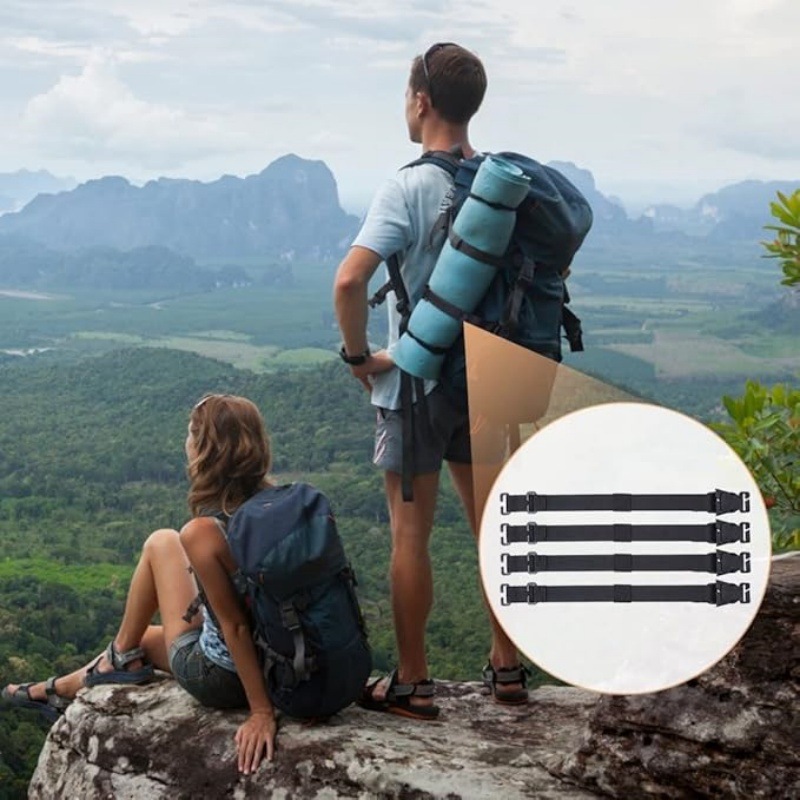 Molle Tactical Connection Belt, Sturdy Nylon, Multi-Color Optional, Outdoor Mountaineering and Hiking Multi-Functional Backpack Accessories