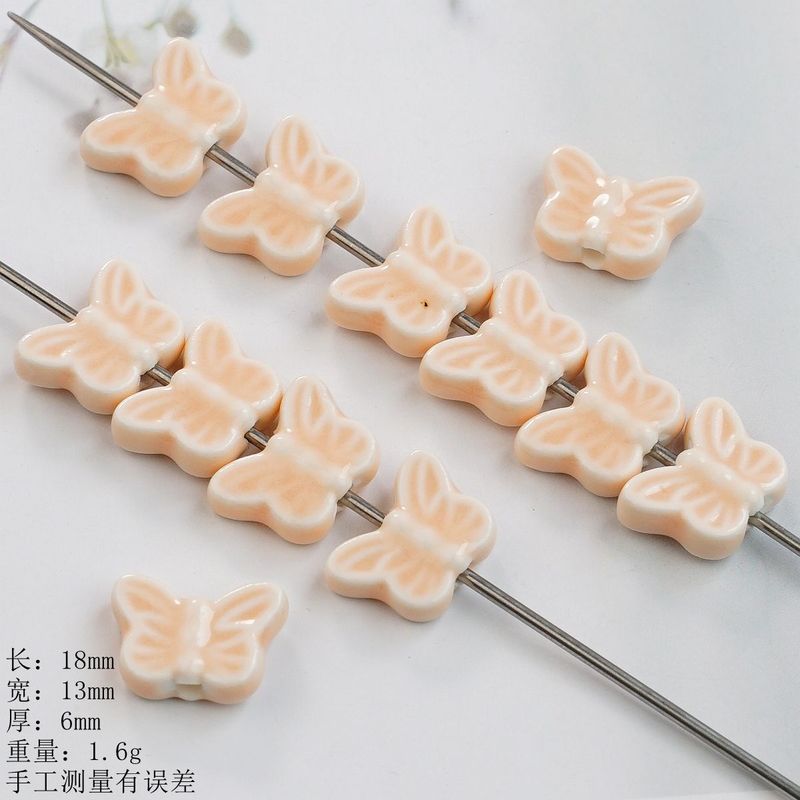 景德镇陶瓷蝴蝶串珠配件批发手工创意DIY饰品配饰辅料厂家货源|undefined