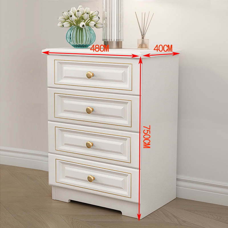 4抽轻奢款48宽深40高75背板加厚实木抽屉