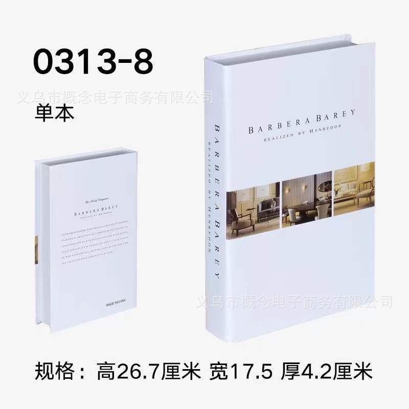 Libros falsos plegables estilo nórdico/INS, props de fotografía, decoración suave, muestra de fábrica