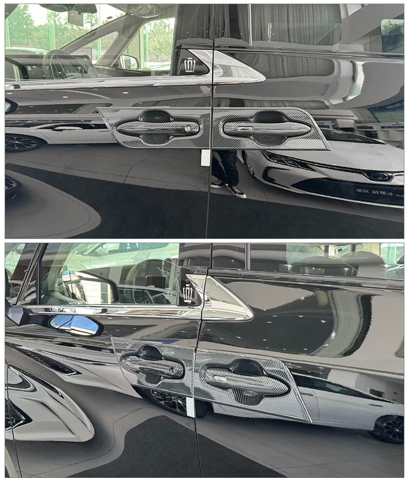 Applicable to 23-24 Toyota ELFA fuel tank cap decorative stickers Wilfa exterior decoration modification accessories