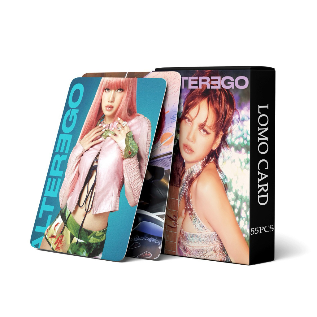 Cadena total, una gran cantidad de stock, 55 hojas de tinta BT SK IVE ATEEZ KPOP, estrellas coreanas alrededor de LOMO