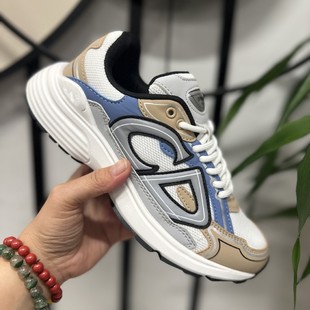 Yutian Export Cross-Border B30 Men's Sports and Leisure Low-Top Logo Summer Fashion Mesh Women's Running Dad Shoes