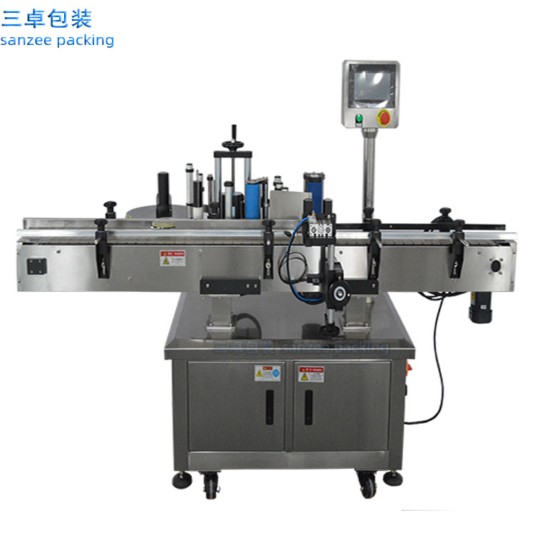 不干胶圆瓶贴标机 酒瓶贴标设备 洗洁精圆瓶贴标机