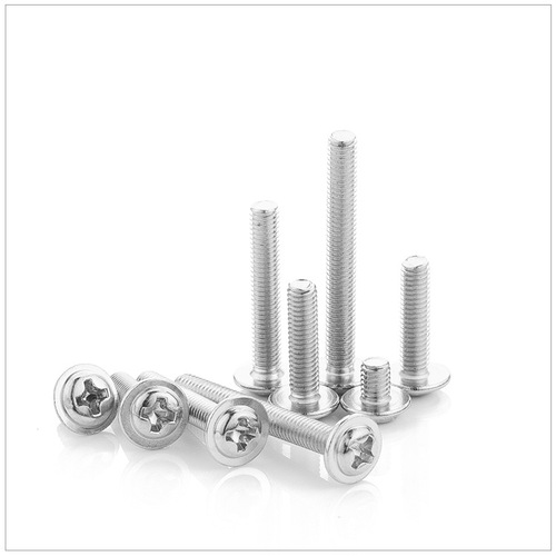 304 stainless steel handle screws, cross round head screws with pads, pan head screws with intermediary screws M3|M5|M6/PWM