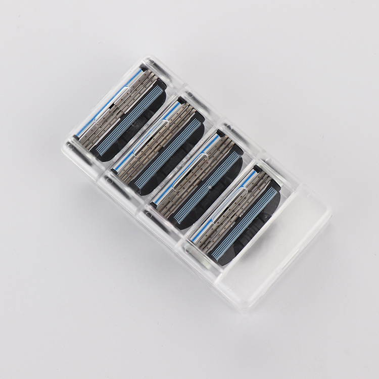Convenient manual razor vintage sharp three-layer men's razor blade stainless steel razor blade