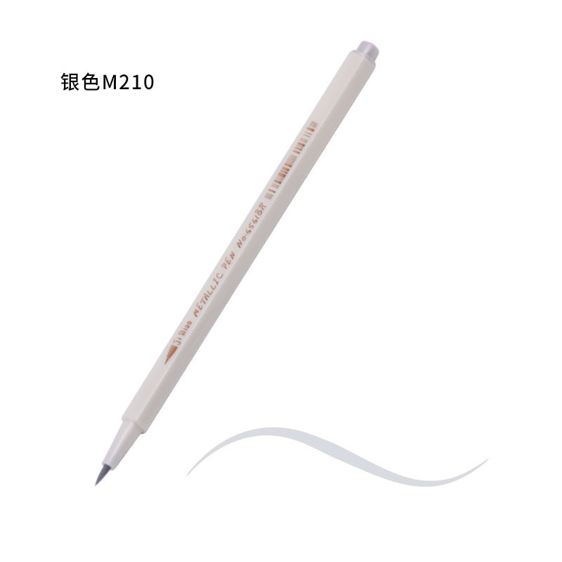 Bolígrafo de metal de secado rápido transfronterizo, bolígrafo de pintura, punta suave, marcador acrílico, venta directa de fábrica, marcador de color al por mayor