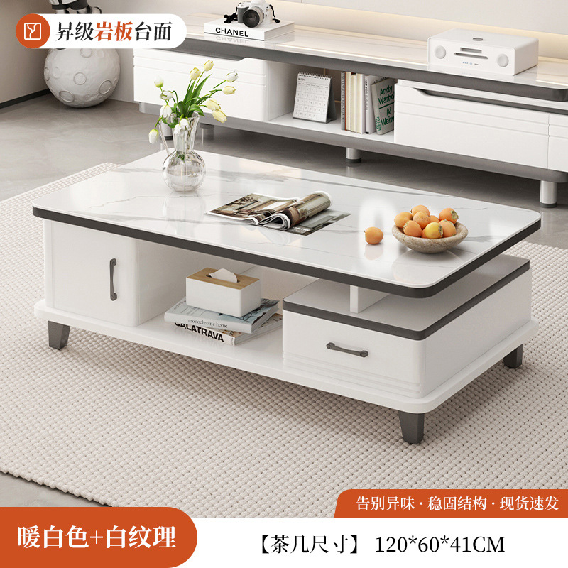 따뜻한 흰색 + 흰색 대리석 조리대 120/60/41