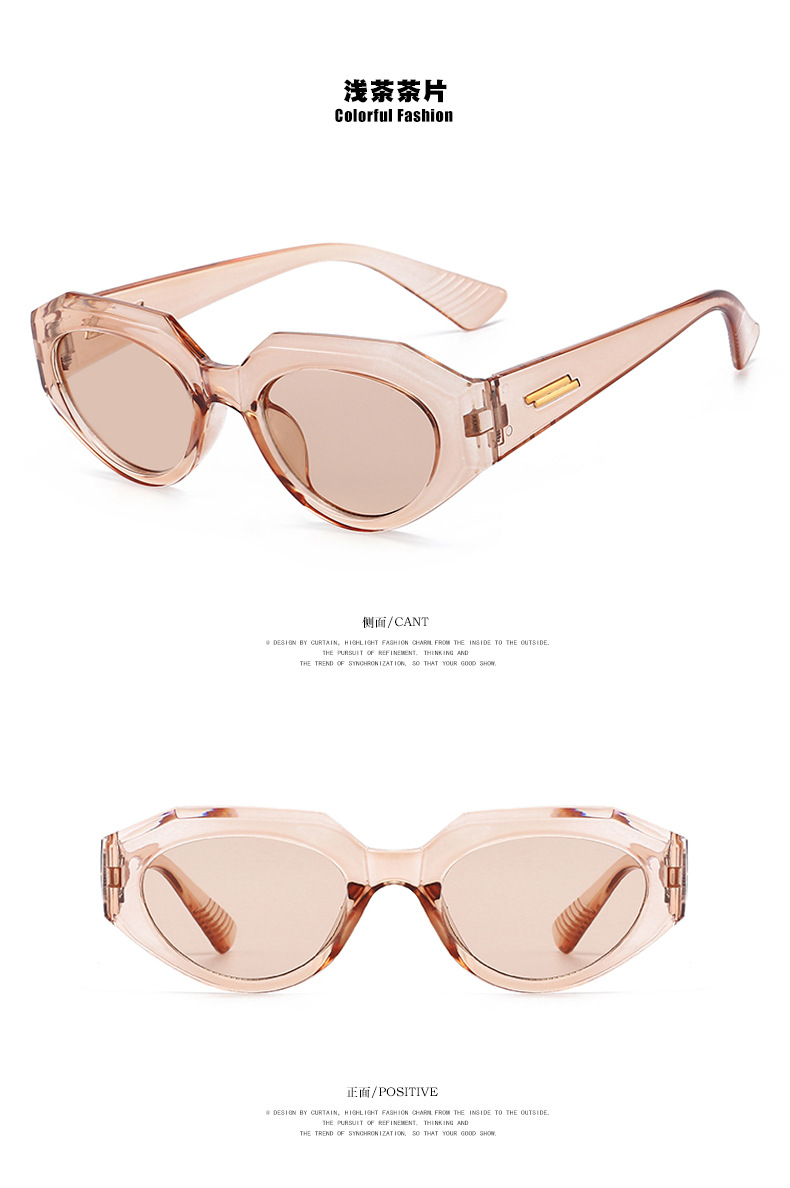 46g Weight UV400 Protection Lens Material Outdoor, Travel, Party, Fishing Occasion Women'S, Men'S, Unisex Gender Hip-Hop, Retro, Fashion, Simple Style Style Orange, Grey&Pink, White, Red, Green, Blue, Transparent, Black Color Hip-Hop Retro Fashion UV400 Protection Women's Sunglasses 13
