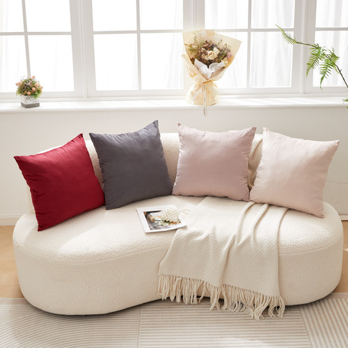 Solid Color Striped Corduroy Pillow Cover Home Decor Sofa Bedroom Living Room Throw Pillow
