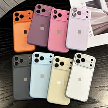 液态磨砂大视窗iPhone14/13适用苹果17/16/15PROMAX手机壳防摔套